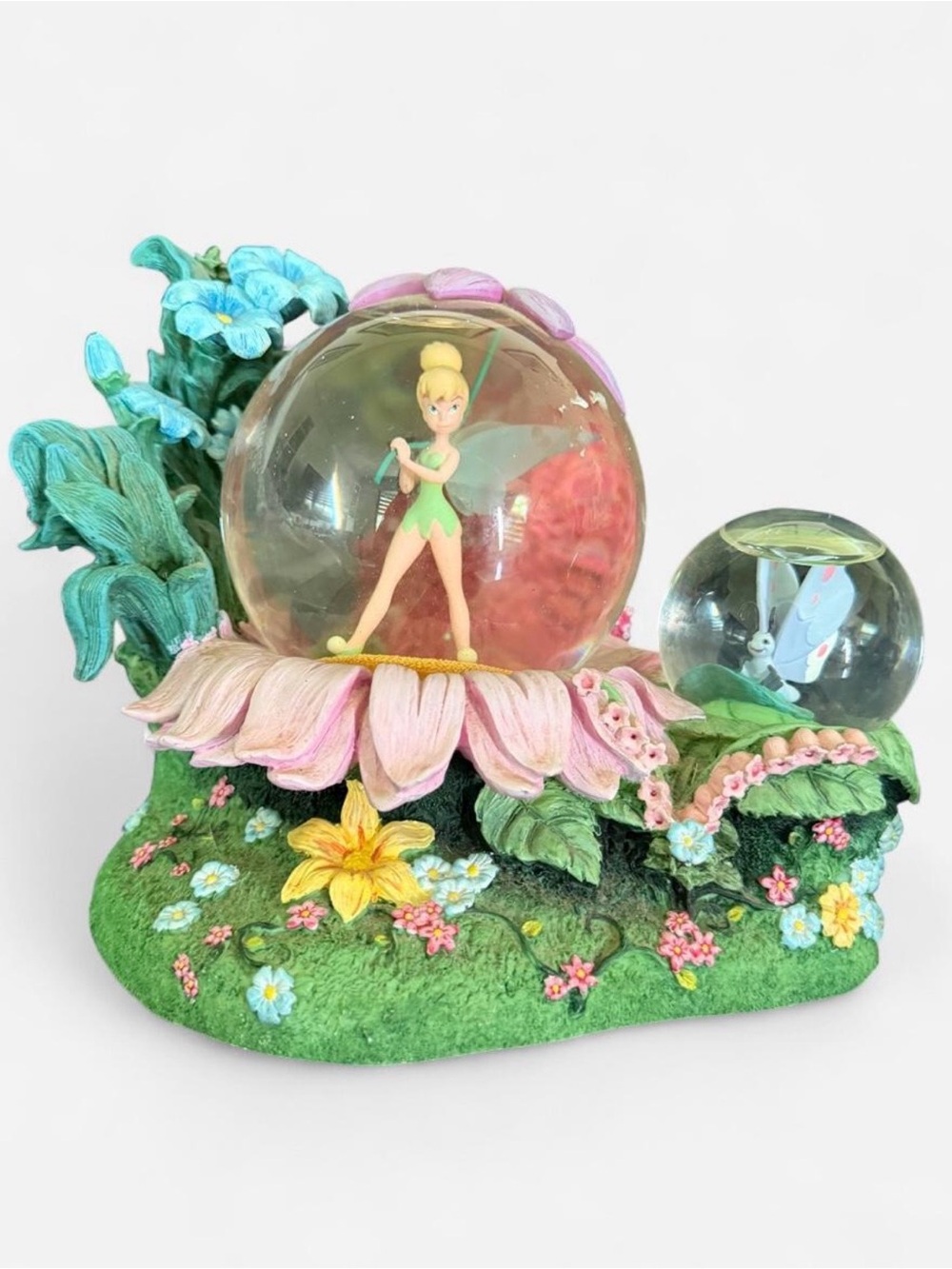 Vintage Disney Store Exclusive Tinker Bell Musical Snowglobe